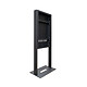 KIMEX 030-3055K Support vitrine écran TV 55"