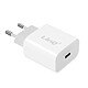 LinQ Chargeur Secteur USB Type C Power Delivery 18W Charge Rapide  Blanc - Chargeur secteur robuste, fiable et efficace conçu par la marque LinQ.