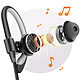 LinQ Écouteurs Bluetooth Sport Tour de cou , Portée 40m Noir pas cher