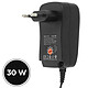 LinQ Chargeur Secteur Universel 30W avec 6 embouts Port USB Noir pas cher