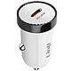 LinQ Chargeur Allume cigare Voiture USB-C 30W Power Delivery Compact Blanc - Chargeur voiture allume-cigare avec sortie USB type C, de la marque LinQ