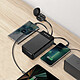 Acheter LinQ Batterie Secours 25800mAh Câble 4 en 1 Amovible et Sortie USB Compact Noir