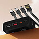 Avis LinQ Batterie Secours 25800mAh Câble 4 en 1 Port USB 22.5W et USB C 20W Noir