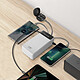 Acheter LinQ Batterie Secours 25800mAh Câble 4 en 1 Amovible et Sortie USB Compact Blanc