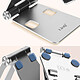 Avis LinQ Mini Support Bureau Pliable pour Smartphone, Argent