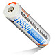 LinQ 2 Piles 18650 Lithium 3200mAh 3.7V Rechargeable Tête Standard 3200JT Orange - 2x Piles 18650 rechargeables modèle 3200JT signées LinQ.