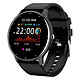 North Edge Montre connectée Tactile Écran rond HD Bracelet en silicone Noir Montre connectée intelligente signée North Edge, avec un élégant bracelet noir