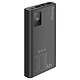 OBAL:ME Powerbank 10000mAh EnergyPulse 2 USB-A / USB-C PD 22.5W avec Affichage Numérique Noir - La batterie délivre une charge rapide 22,5?W pour recharger un smartphone à 60?% en quelques minutes
