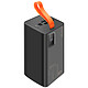 OBAL:ME Powerbank 50000mAh EnergyPulse USB-A/USB-C PD 22,5W avec Affichage Numérique Noir Permettant de recharger jusqu'à 2 appareils simultanément grâce à ses ports USB-A et USB-C