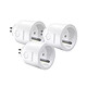 Daewoo - Pack 3 Prises Connectées WiFi SP502F – Contrôle à Distance, Programmation & Compatibles Alexa / Google Home Simulez une présence, contrôlez vos appareils électrique depuis n'importe où. Imaginez toutes les possibilités avec ces prises connectées.