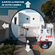 Daewoo - Pack de 2 caméras de surveillance EP506 extérieures rotatives - Alimentation électrique ou PoE pas cher