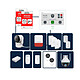 Daewoo - Alarme maison sans fil avec écran tactile 7'' AM351 livrée avec 2 caméras Full HD et 12 accessoires - Sans abonnement - Application gratuite Equipez-vous à moindre frais avec ce pack complet sans abonnement Daewoo comprenant 2 caméras de surveillance Full HD.