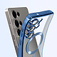 Acheter Avizar Coque MagSafe pour Samsung Galaxy S25 Ultra Silicone Contour Chromé