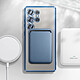 Avis Avizar Coque MagSafe pour Samsung Galaxy S25 Ultra Silicone Contour Chromé