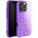 Avizar Coque à Paillettes pour iPhone 16 Pro Antichoc Scintillant Coque à paillettes scintillante aux allures glamour pour sublimer et protéger votre iPhone 16 Pro
