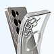 Acheter Avizar Coque MagSafe pour Samsung Galaxy S25 Ultra Silicone Contour Chromé Argent