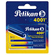 PELIKAN Pack 2 x 5 Cartouches d'encre grand format 4001 GTP/5/2/B, bleu Cartouche d'encre