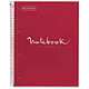 MIQUELRIUS Cahier à spirale 'Notebook EMOTIONS', A4, rouge Cahier