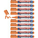 EDDING Marqueur pour Tableaux blancs 363 Orange 1-5 mm x 10 Marqueur pour tableaux blancs