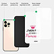 Acheter Evetane Coque iPhone 13 Pro Coque Soft Touch Glossy Je suis une princesse Design