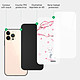 Acheter Evetane Coque iPhone 13 Pro Max Coque Soft Touch Glossy Chat et Fleurs Design