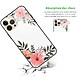 Avis Evetane Coque iPhone 13 Pro Coque Soft Touch Glossy Fleurs roses Design