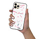 Evetane Coque iPhone 13 Pro Max Coque Soft Touch Glossy Chat et Fleurs Design pas cher