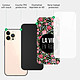 Acheter Evetane Coque iPhone 13 Pro Coque Soft Touch Glossy La Vie en Rose Design