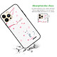 Avis Evetane Coque iPhone 13 Pro Coque Soft Touch Glossy Chat et Fleurs Design