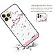 Avis Evetane Coque iPhone 13 Pro Coque Soft Touch Glossy Chute De Fleurs Design