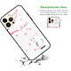 Avis Evetane Coque iPhone 13 Pro Max Coque Soft Touch Glossy Chat et Fleurs Design