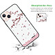 Avis Evetane Coque iPhone 13 Coque Soft Touch Glossy Chute De Fleurs Design