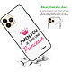 Avis Evetane Coque iPhone 13 Pro Coque Soft Touch Glossy Je suis une princesse Design