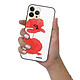 Evetane Coque iPhone 13 Pro Max Coque Soft Touch Glossy Coquelicot Design pas cher