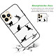 Avis Evetane Coque iPhone 13 Pro Max Coque Soft Touch Glossy Chat Lignes Design