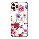 Evetane Coque iPhone 13 Pro Max Coque Soft Touch Glossy Fleurs Multicolores Design Coque iPhone 13 Pro Max Coque Soft Touch Glossy Fleurs Multicolores Design