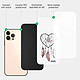 Acheter Evetane Coque iPhone 13 Pro Max Coque Soft Touch Glossy Attrape coeur Design