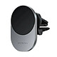 Satechi Chargeur Voiture pour Smartphone Magnétique sans Fil QI2 Gris Permet une recharge rapide et sans encombre grâce à la technologie Qi2, avec une puissance de 15W