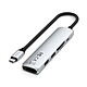 Acheter Satechi Hub USB-C Slim Multiport 6-in-1 4K Power Delivery 100W Argent