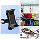 Acheter LinQ Support 360° pour Smartphone et Tablette : Vélo, Trottinette, Appui-tête Noir