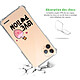 Avis Evetane Coque iPhone 11 Pro Silicone antichocs Solides coins renforcés  transparente Motif Love Potion