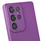 Avis Avizar Coque pour Samsung Galaxy S25 Ultra Silicone Mat Violet