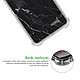 Acheter Evetane Coque Samsung Galaxy S22 5G Silicone antichocs Solides coins renforcés  transparente Motif Marbre noir