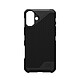 UAG Coque pour iPhone 16 Plus MagSafe Metropolis LT Noir Cette coque noire UAG Metropolis LT résulte d'un co-moulage parfait de fibres d'aramide et de TPU et procure une protection infaillible à votre iPhone 16 Plus