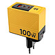 Tactical Chargeur mural GaN jaune USB-C 100W + USB 60W Noir / Jaune - Chargeur mural GaN Tactical Nett Warrior jaune - 2x USB-C 100W + USB 60W Technologie de charge GaN, vitesse de charge décuplée dans un format ultra-compact