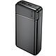 Maxlife Batterie de Secours 20000mAh 2 Sorties USB 2.4A Compact et Léger Noir