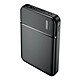 Maxlife Batterie de Secours 5000mAh Sortie USB 2.4A Compact et Léger Noir Batterie de secours de Maxlife permettant de recharger vos appareils nomades, où que vous soyez.