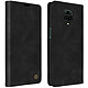CaseMe Étui pour Xiaomi Redmi Note 9S / 9 Pro / 9 Pro Max Vintage Porte-carte Support Noir - Housse de protection spécialement conçue pour le Xiaomi Redmi Note 9S.