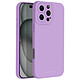 Roar Coque pour iPhone 16 Pro Max Silicone Mat Soft Touch Caméra Protégée Violet Coque en silicone souple Roar Luna, une protection résistante pour votre nouvel iPhone 16 Pro Max