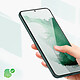 Bestsuit Film écran Samsung Galaxy S22 Verre organique 9H Flexible Bestsuit Transparent pas cher